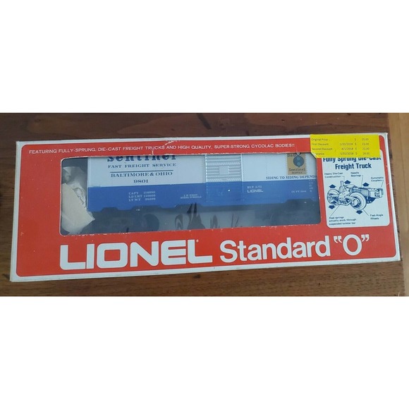 Lionel B&O Boxcar 9801 in the Box Standard O - Picture 1 of 1